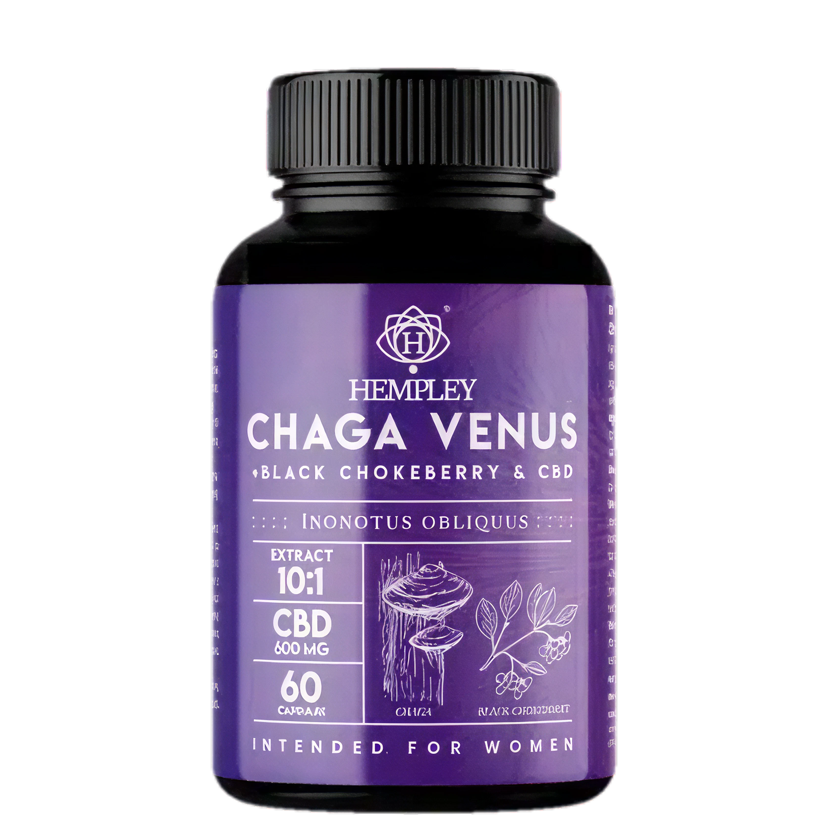 Integratore CBD + Chaga e Aronia Nera