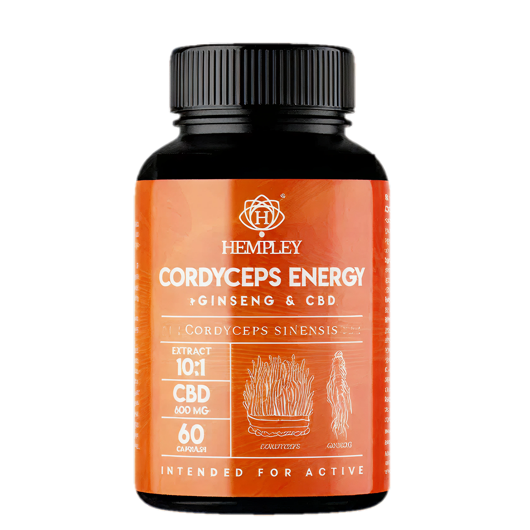 Integratore CBD + Cordyceps e Ginseng